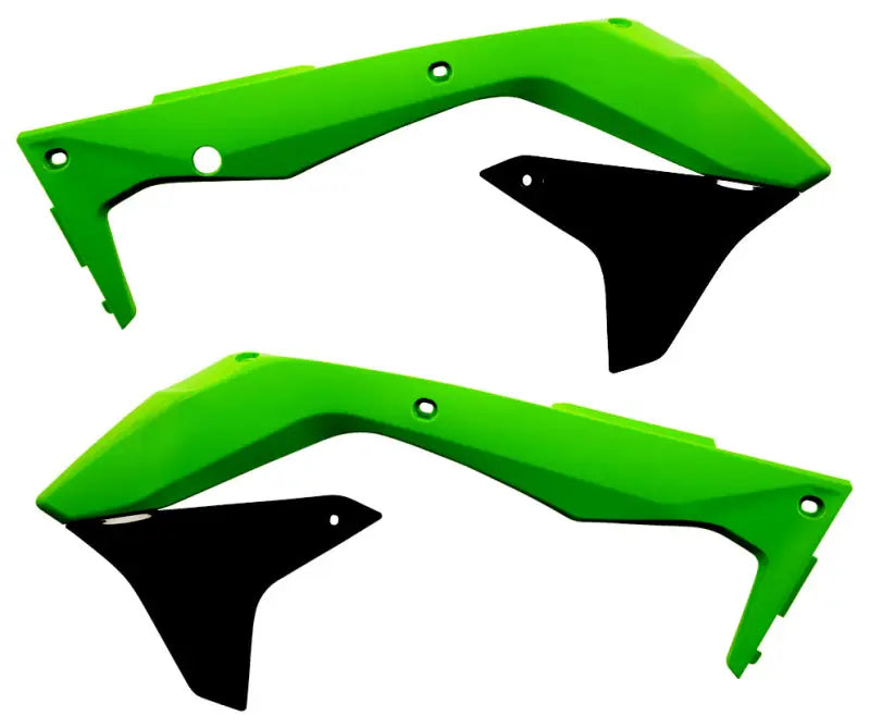 2449691089 Radiator Shrouds Green/Black - Shroud