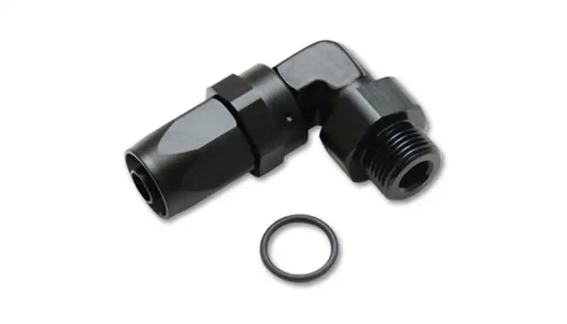 Vibrant 24906 Vibrant Male -8AN 90 Degree Hose End Fitting - 7/8-14 Thread (10)