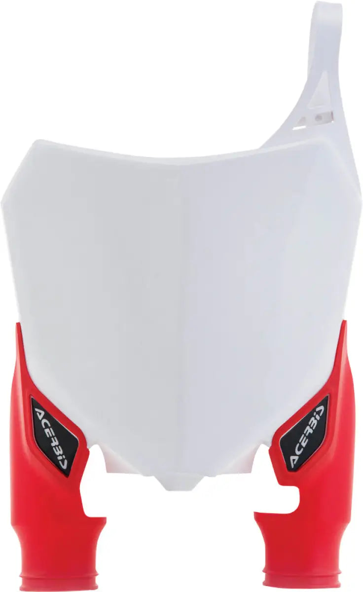 2527411030 Front Number Plate White/Red