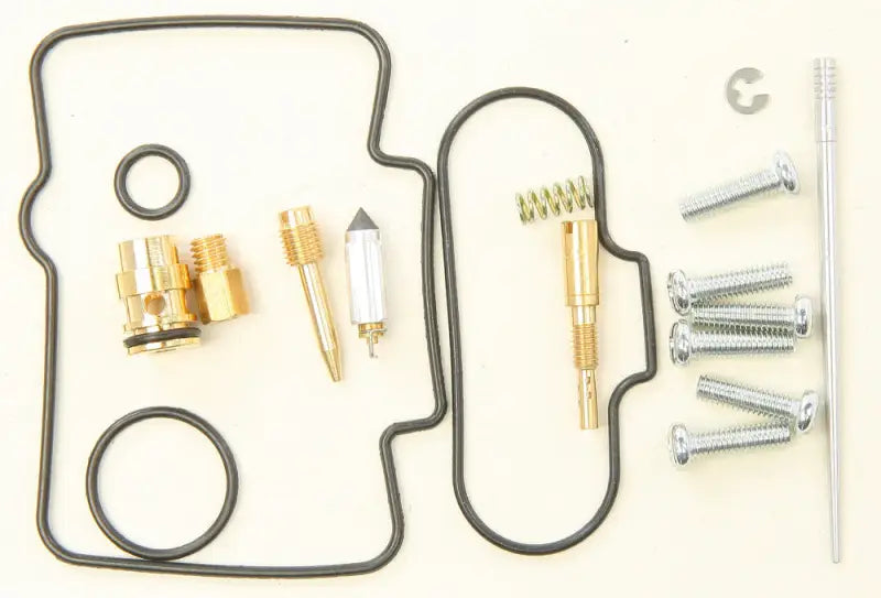 26-1509 Bike Carburetor Rebuild Kit including gaskets, O-rings, screws, and jets, ideal for RV, automotive, Powersports, off-road, marine, exterior, truck accessories, interior, truck bed, RV parts, Powersports, AVADA - Best Sellers