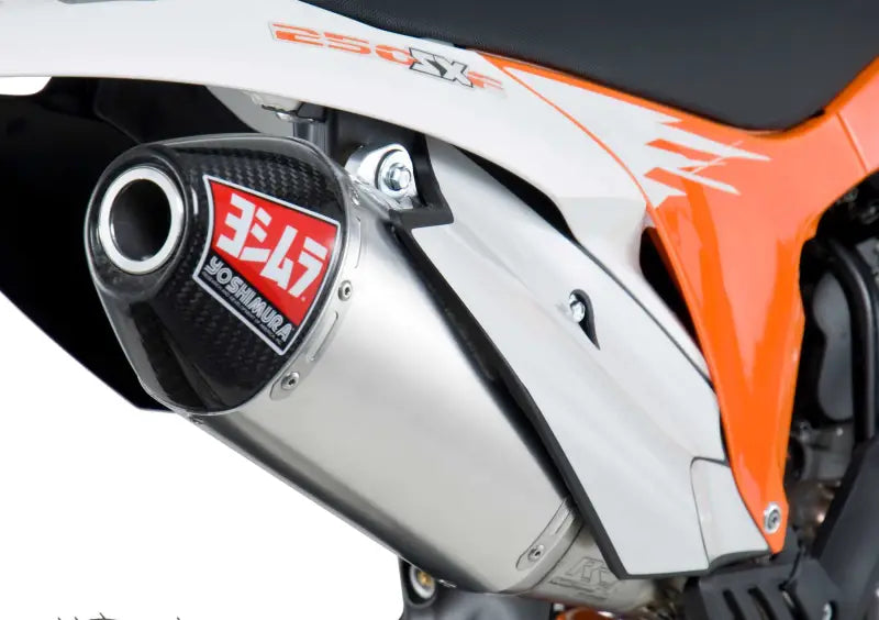 YOSHIMURA 263502D321 Rs 4 Header/Canister/End Cap Exhaust Slip On Ss Al Cf