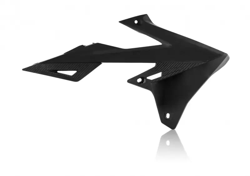 Black plastic motorcycle fairing radiator shrouds black, OEM quality radiator shrouds