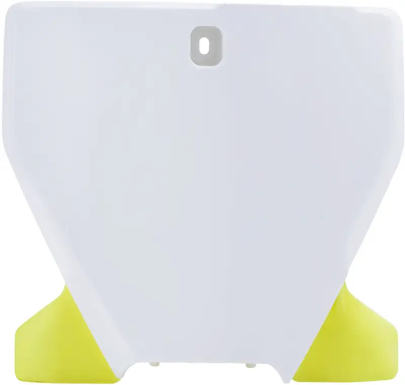 2726576814 Front Number Plate White/Yellow