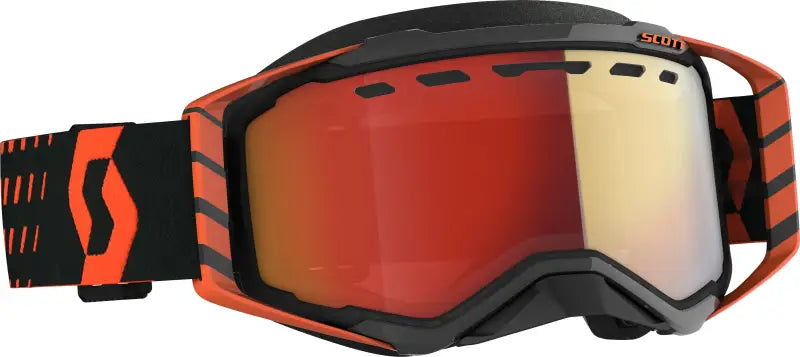 272846-1008312 Scott Prospect Snwcrs Goggle Org/Blk Enhancer Red Chrome