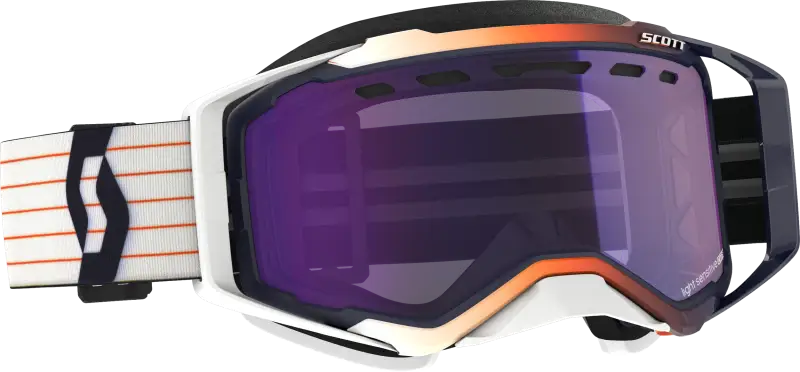 278603-1006307 Scott Prospect Goggle Snow Cross Ls Blue/White W/Ls Blue Chrome