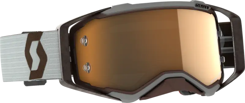 285536-7430324 Scott Prospect Amplifier Goggle Grey/Brown Gold Chrome Works