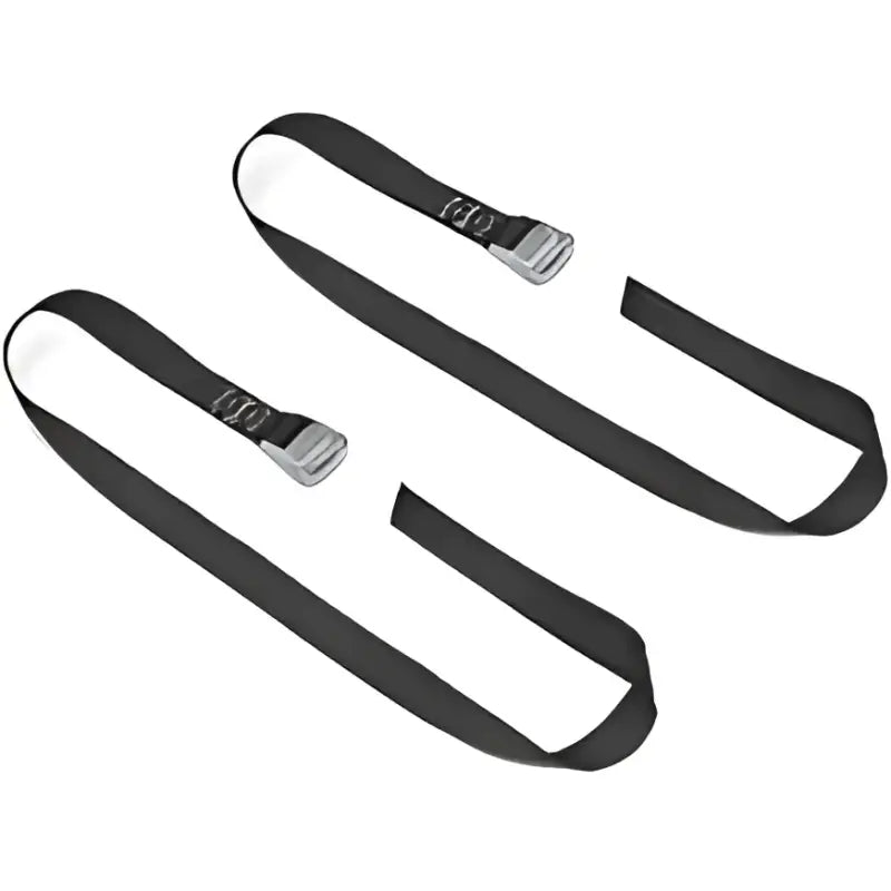 29629-S LOGO Powertye Tie-Down Cam Sec Hook Soft-Tye 1.5 InchX6’ Black/Orange Pair - Straps/Tie-Downs