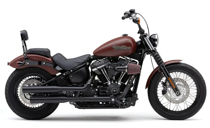 3" Nh Series Slip Ons Black Softail 18 22 - COBRA