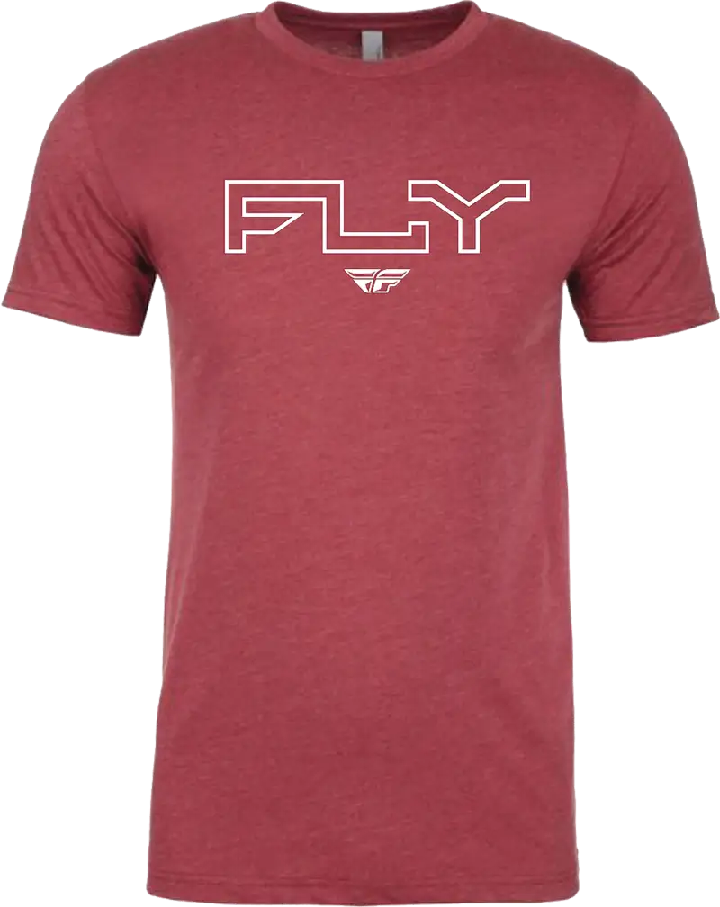 354-0309L Fly Edge Tee Cardinal Lg - (2024)