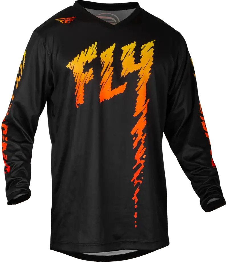 377-221YXL Youth F 16 Jersey Black/Yellow/Orange Yxl - F-16