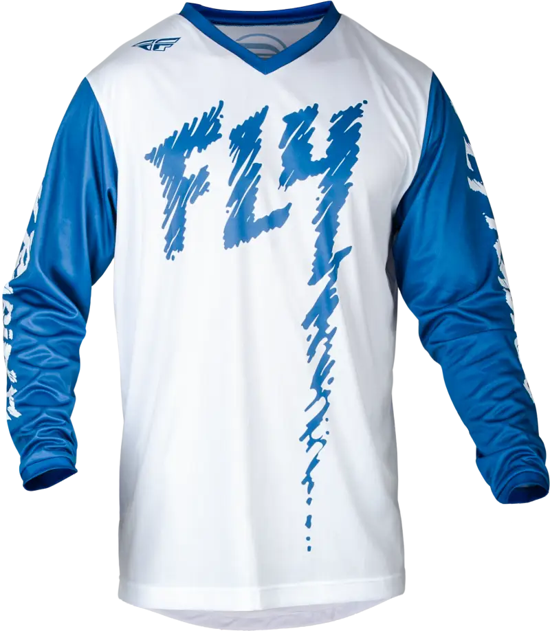 377-223YL Youth F 16 Jersey True Blue/White Yl - RV and Auto Parts