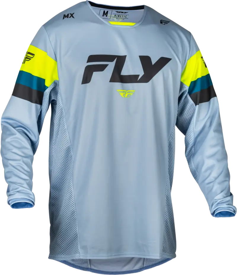 377-421X Kinetic Prix Jersey Ice Grey/Charcoal/Hi Vis Xl - RV and Auto Parts