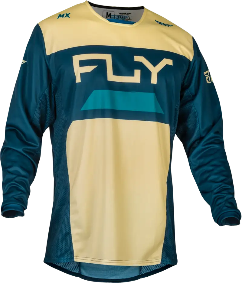 377-523S Kinetic Reload Jersey Ivory/Navy/Cobalt Sm