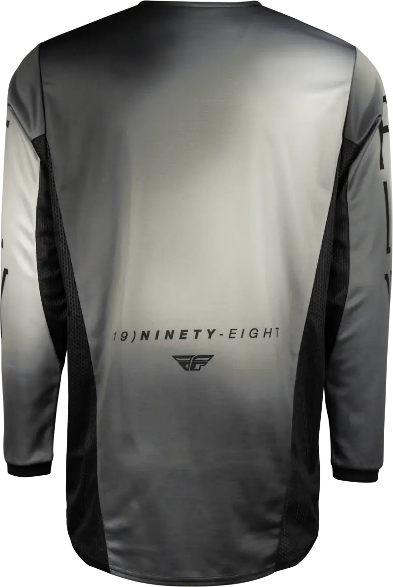 377-525YS Youth Kinetic Prodigy Jersey Black/Light Grey Ys