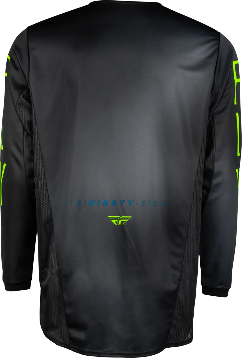 377-526YS Youth Kinetic Prodigy Jersey Charcoal/Neon Grn/True Blu Ys - RV and Auto Parts