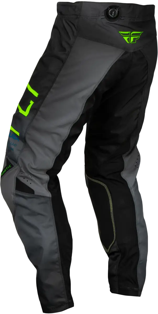 377-53624 Youth Kinetic Prodigy Pants Char/Neon Green/True Blu Sz 24
