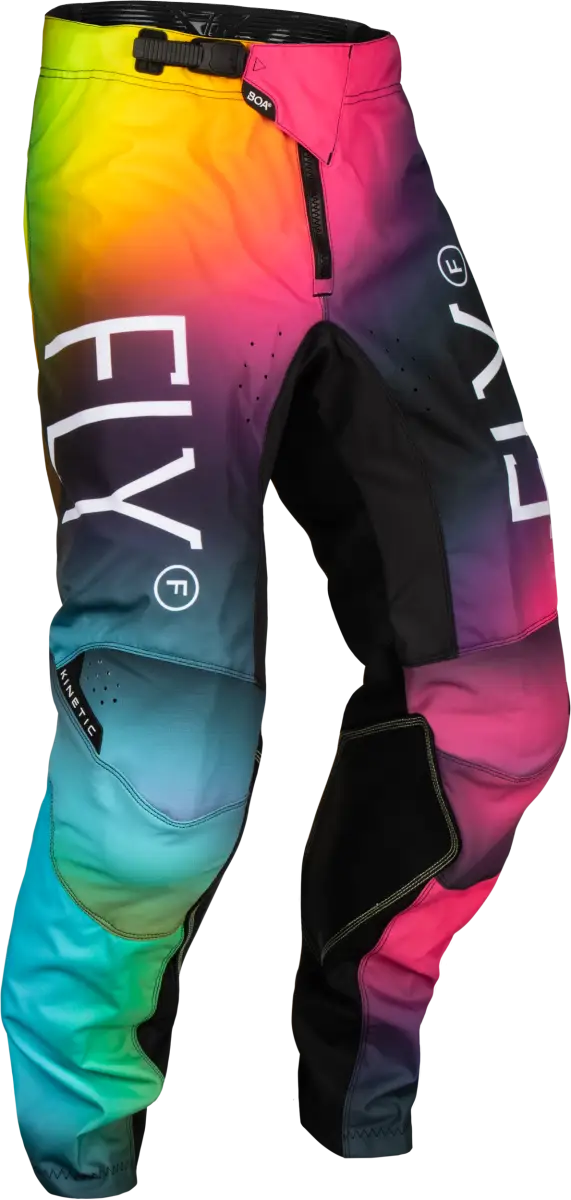 377-53722 Youth Kinetic Prodigy Pants Fuschia/Elec Blue/Hi Vis Sz 22