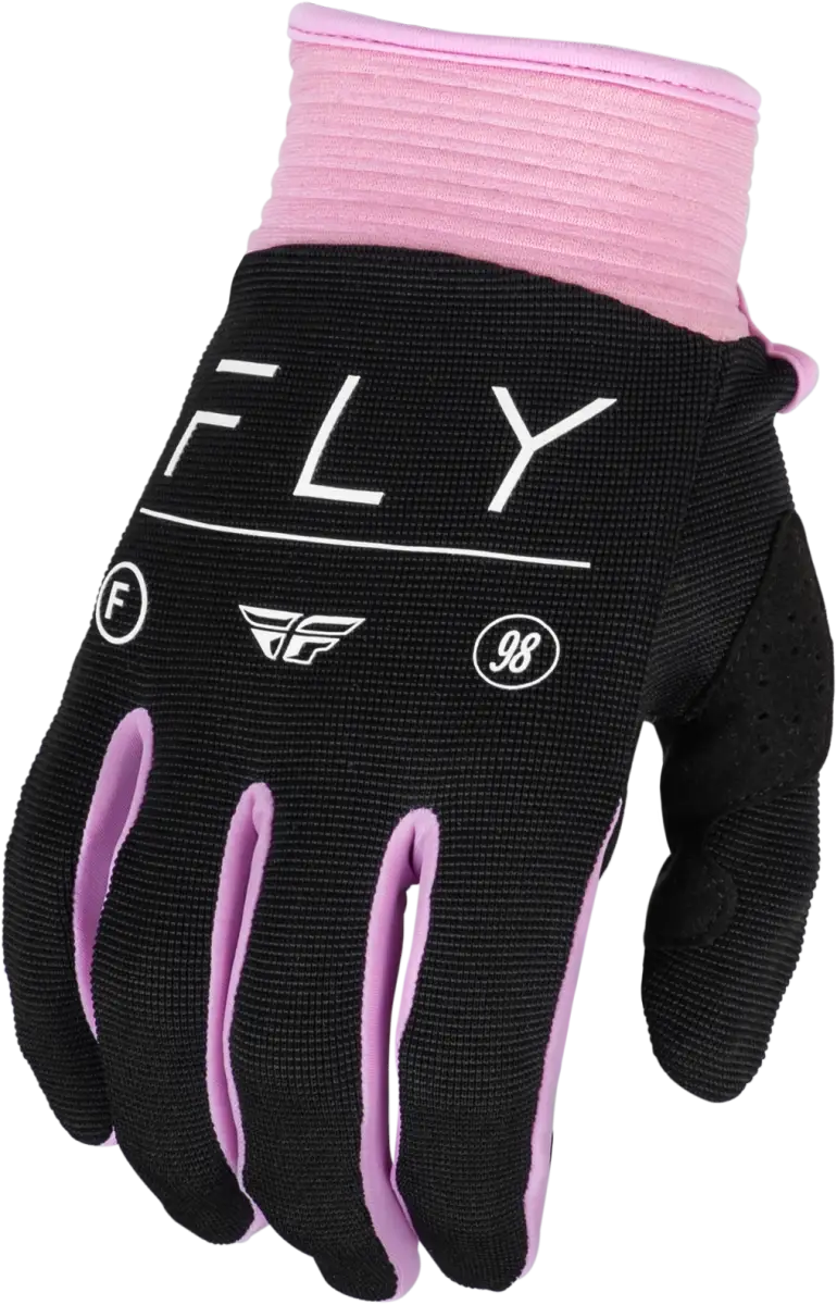 377-811L Women's F 16 Gloves Black/Lavender Lg - RV and Auto Parts