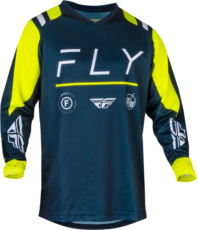 377-922M F 16 Jersey Navy/Hi Vis/White Md - RV and Auto Parts