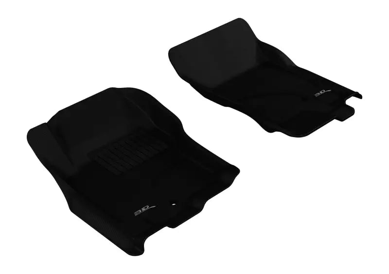 Black Nissan Pathfinder Xterra vehicle’s interior 3D MAXpider floor mat for 2005-2015 model