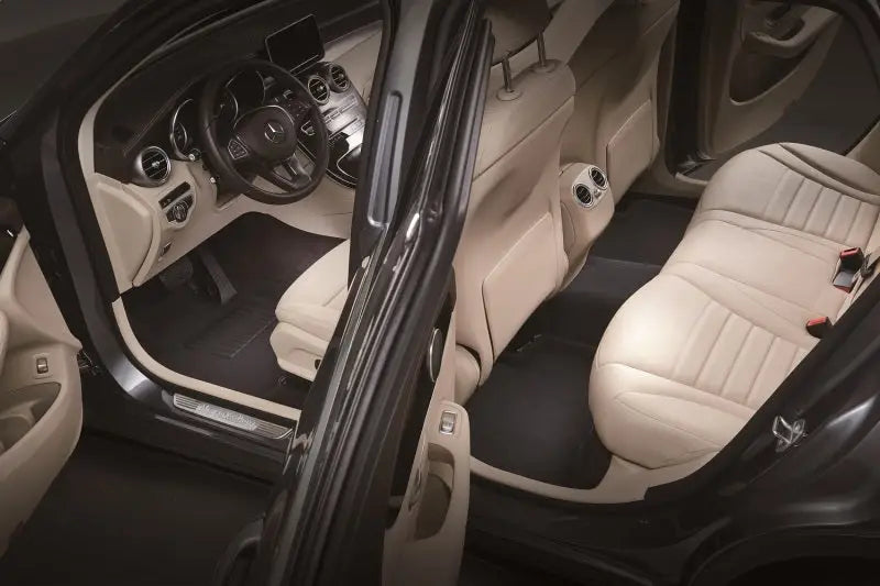 3D MAXpider 22-23 Tesla Model X Full Set Floormats - Black - L1TL04601509