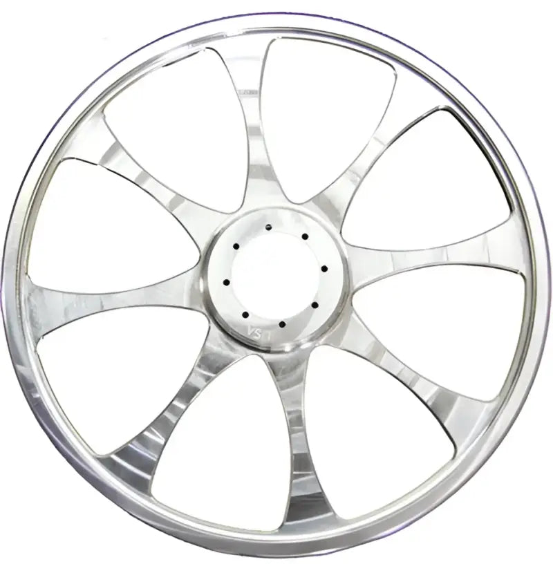 404-4002-01 8 Spoke Billet Wheel Natural 8"