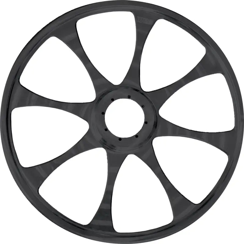 404-4002-02 8 Spoke Billet Wheel Black 8"