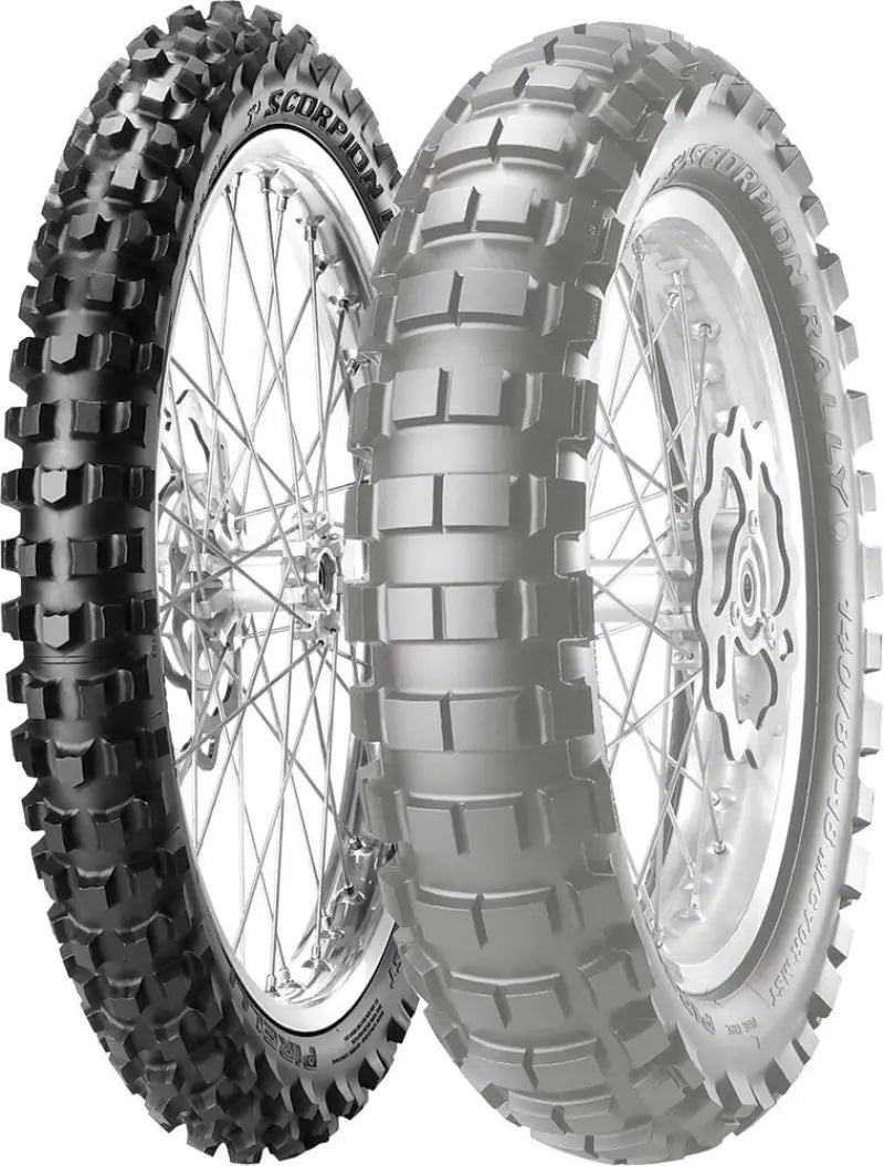 4187200 Pirelli Tire Rally Front 90/90-21 54R Bias Tl