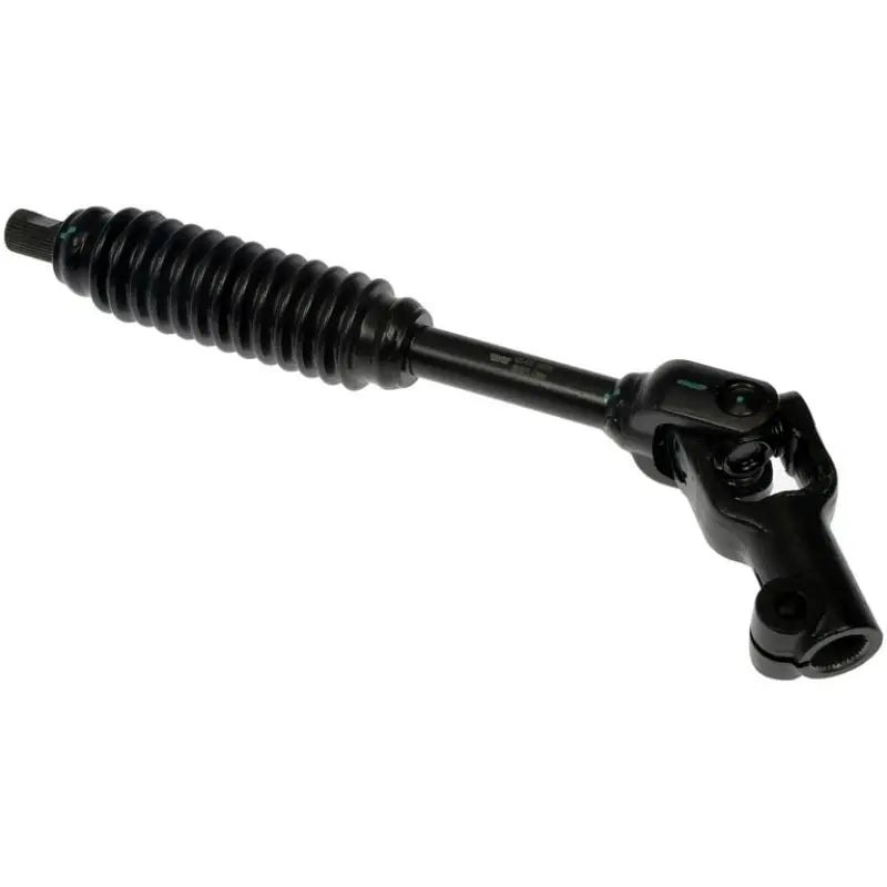 Black steering shaft with universal joints from 425-470 Dorman Steering Shaft Assembly