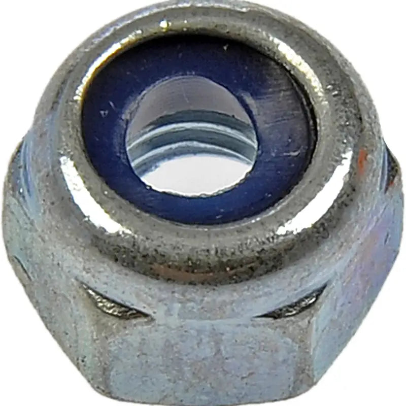Nylon lock nut for secure fastening, part of Dorman 432-004BX nylon lock nut collection