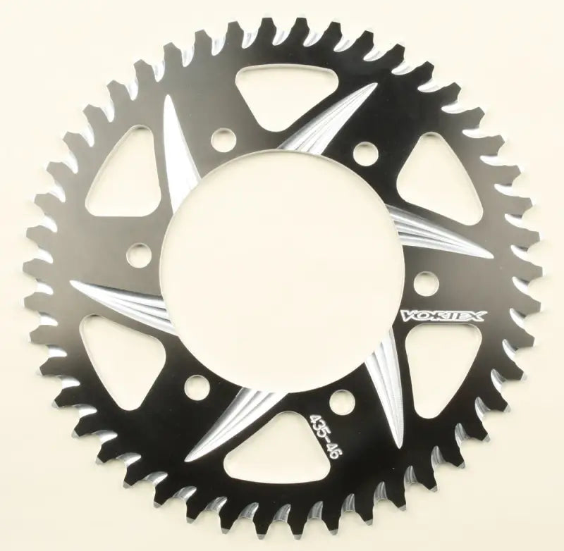 435ZK-46 Rear Cat5 Sprocket Aluminum 46t 520 Blk Kaw/Suz/Yam