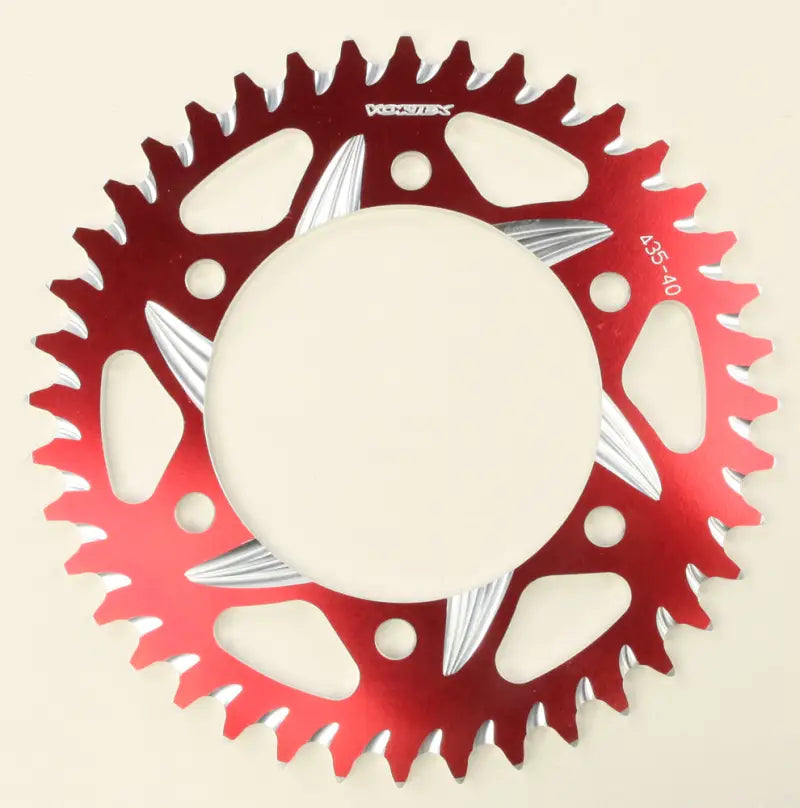 435ZR-40 Rear Cat5 Sprocket Aluminum 40t 520 Red Kaw/Suz/Yam