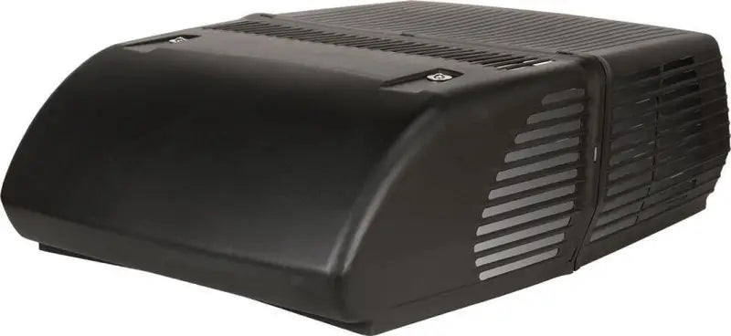 Coleman Air Mach 10 13,500 BTU A/C in sleek black finish, ideal for RV, automotive, off-road, marine, and truck accessories. Durable and efficient, perfect for cooling large spaces. Inside RV,RV Appliances RV Air Conditioner RV Refer,AVADA - Best Sellers,Marine Maintenance