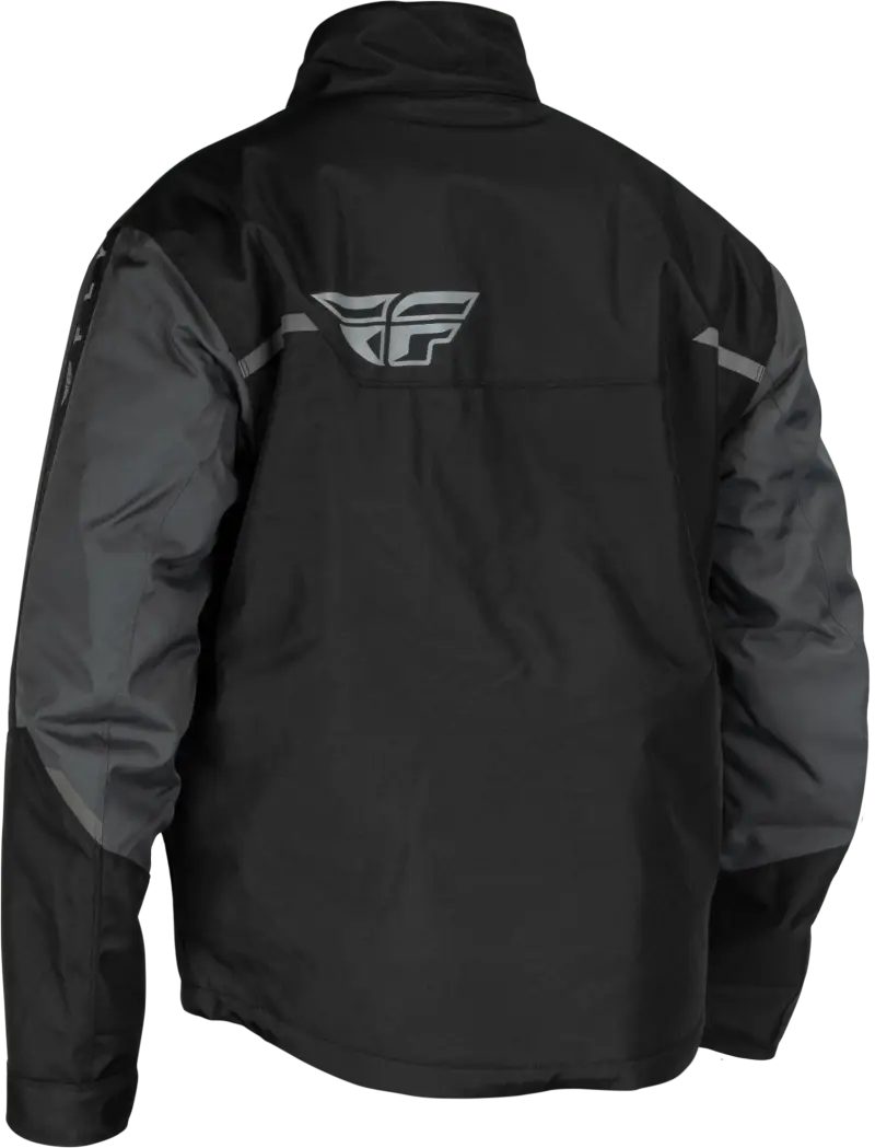 Outpost Jacket Black Grey - Winter Jacket for Men, Black and Grey Ski Jacket