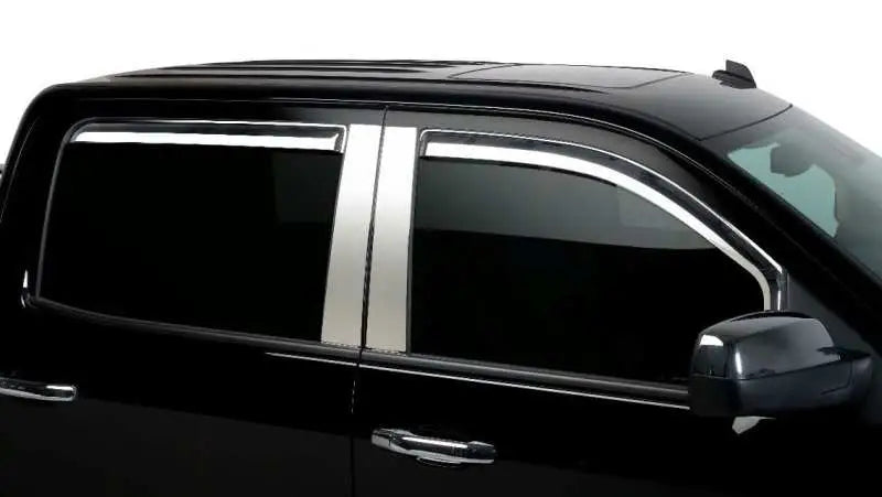 480027 Putco Element Chrome Window Visors Fits;