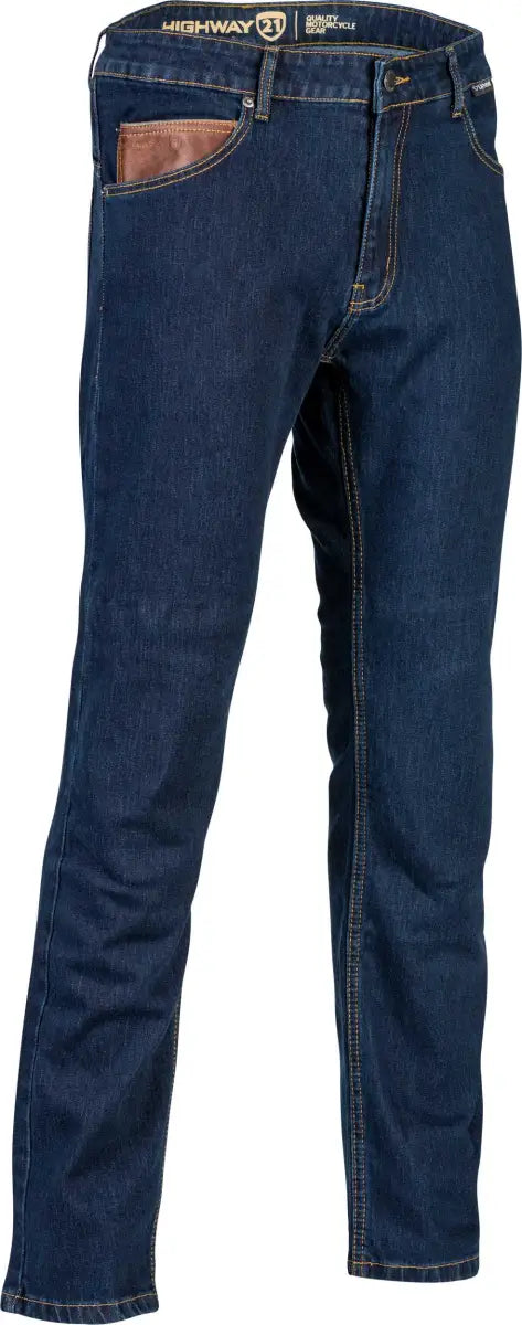 HIGHWAY 21 489-12136T Stronghold Jeans Blue Sz 36 Tall