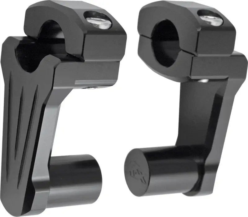 4R-P2CC01 Pivoting Handlebar Riser Black 2" Rise
