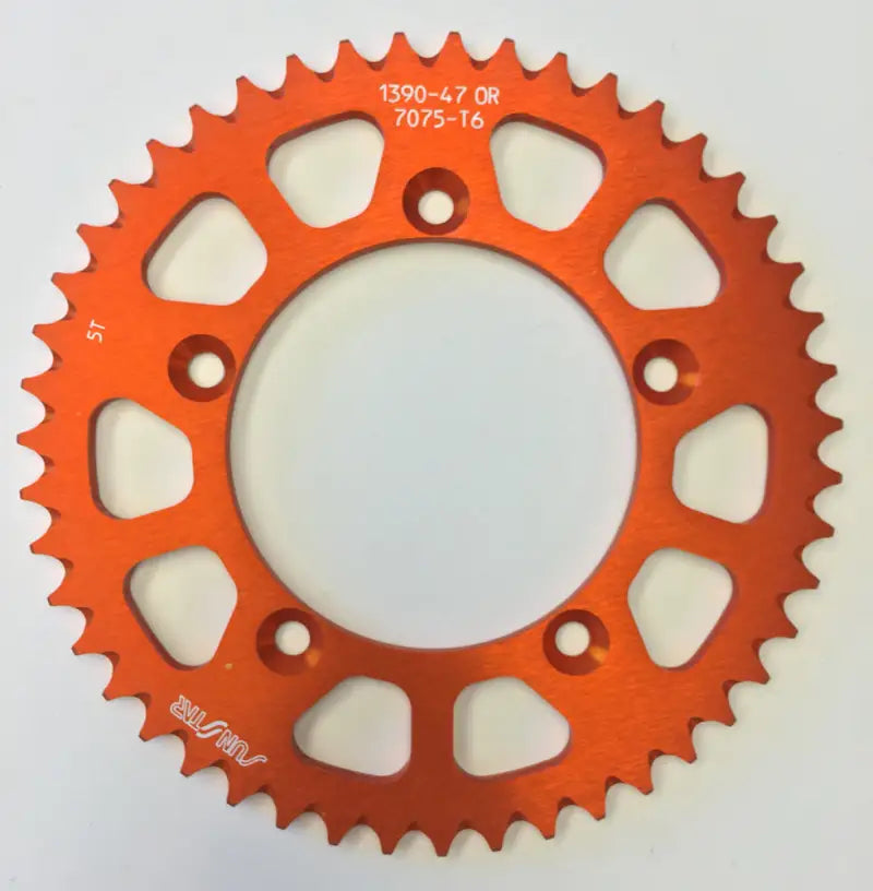 5-139047OR Rear Sprocket Aluminum 47t 420 Org Husq/Ktm