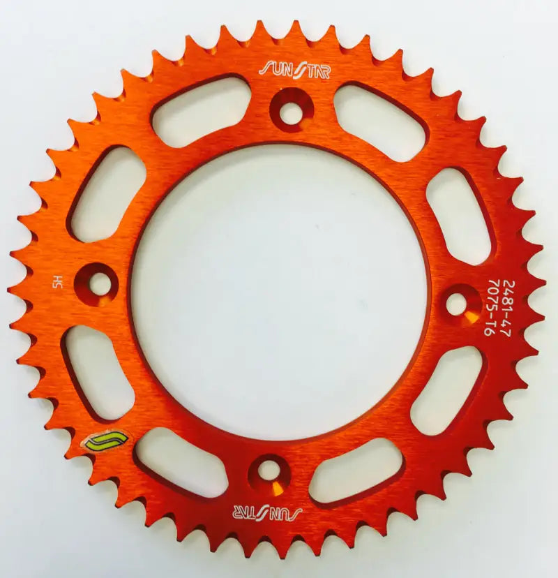 5-248147OR Rear Sprocket Aluminum 47t 428 Org Husq/Ktm