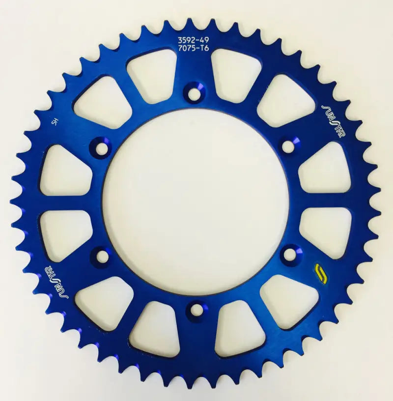 5-359248BL Rear Sprocket Aluminum 48t 520 Blu Hon/Yam