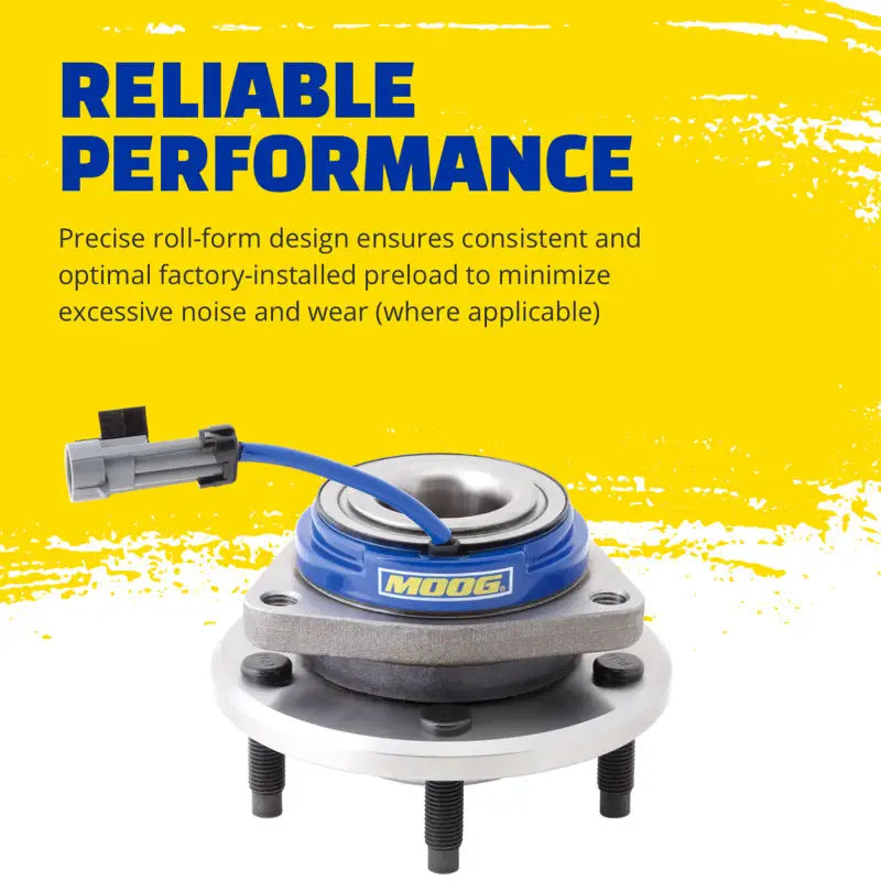 Moog hub assembly with sensor for easy installation and reliable performance