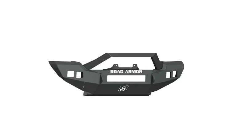 Road Armor 5184F3B Road Armor 18-20 Jeep Wrangler JL Sport Stealth Front Winch Bumper w/Bar Full Width - Tex Blk