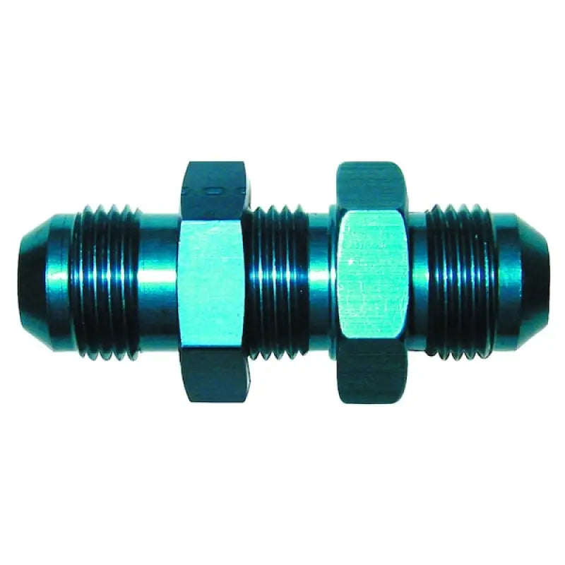 Black anodized aluminum union fitting for 560325BK Speedfx pipe tee with NPTF BK flare