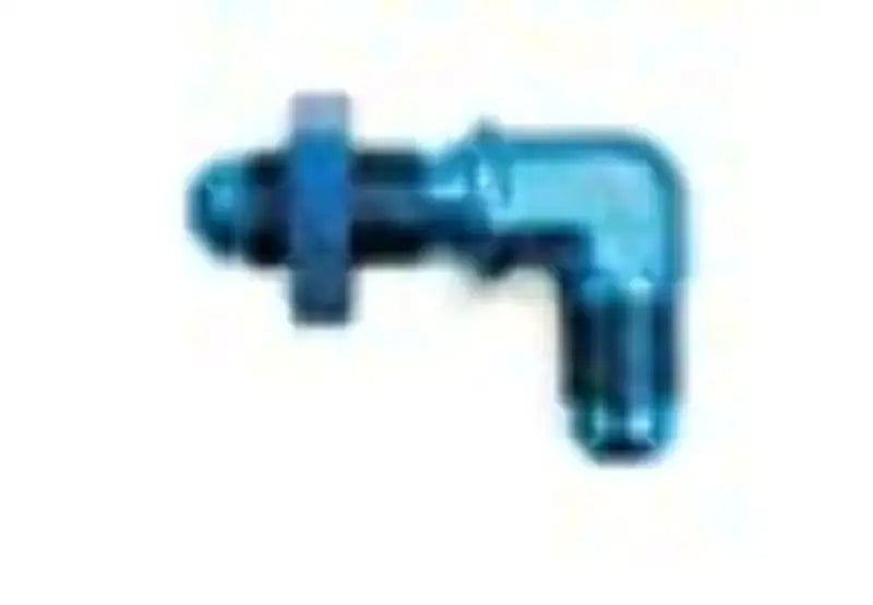 560633 Speedfx -6An 90 Blu Bulkhead Fl - Coupler Fitting