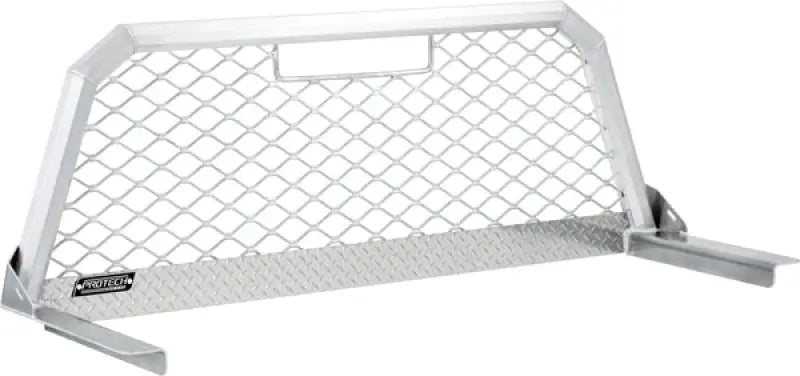 Silver aluminum protech cabrack mesh 24leg for Chevy Silverado truck headache rack