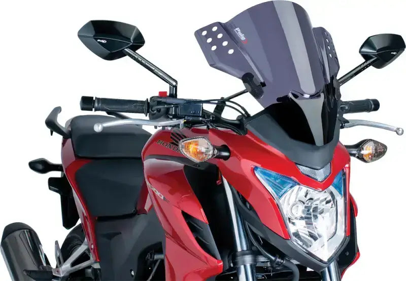 5881F Windscreen Rafale Bar Mount Dark Smoke