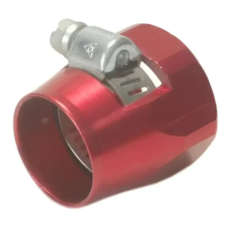 Red anodized 590006RED Speedfx -6AN hose end clamp with clamp for easy fit