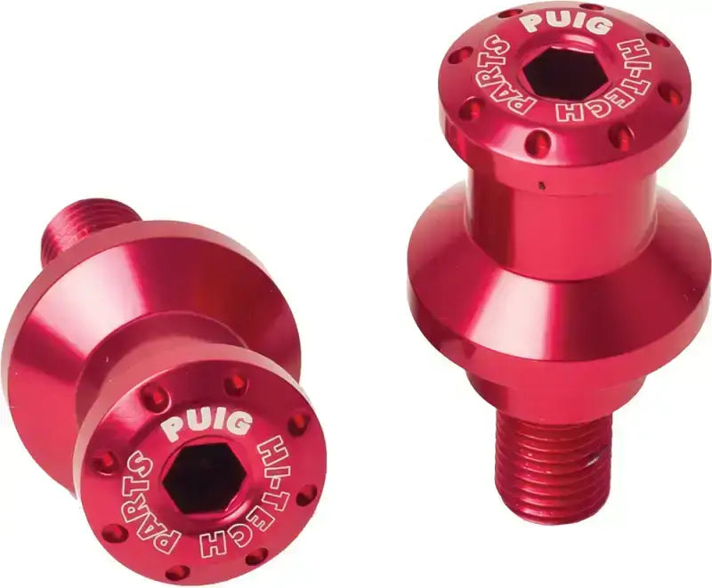5923R Swingarm Spools Hi Tech 8mm Red 2/Pk