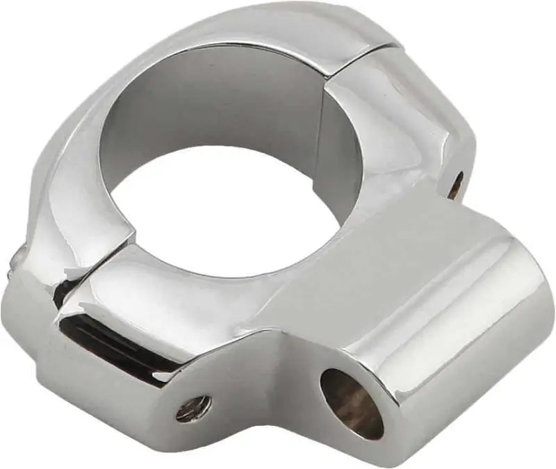 60-0006 Two Piece Adj Mounting Clamp Chrome 7/8" 1" Bar