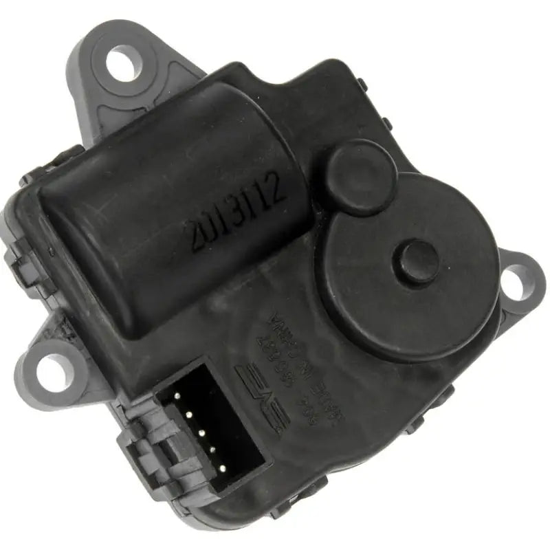 Black plastic Dorman Air Door Actuator with mounting flanges for Dorman Air Door models
